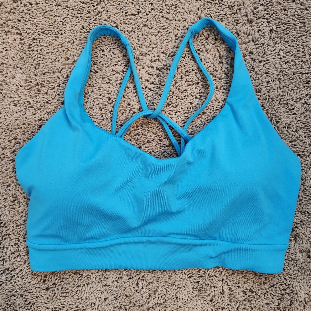 Women's Blue Strappy Bralette